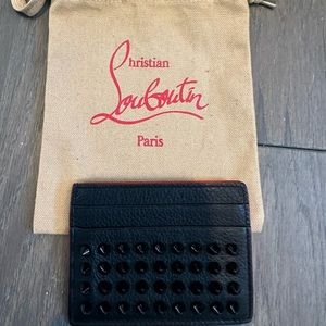 Christian Louboutin Kios Spiked Wallet